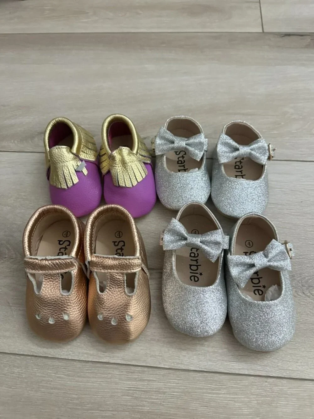 4 pairs Size 3 Size 4 lots Baby Shoes Lots Flash Sale toddler Shoes Sandals